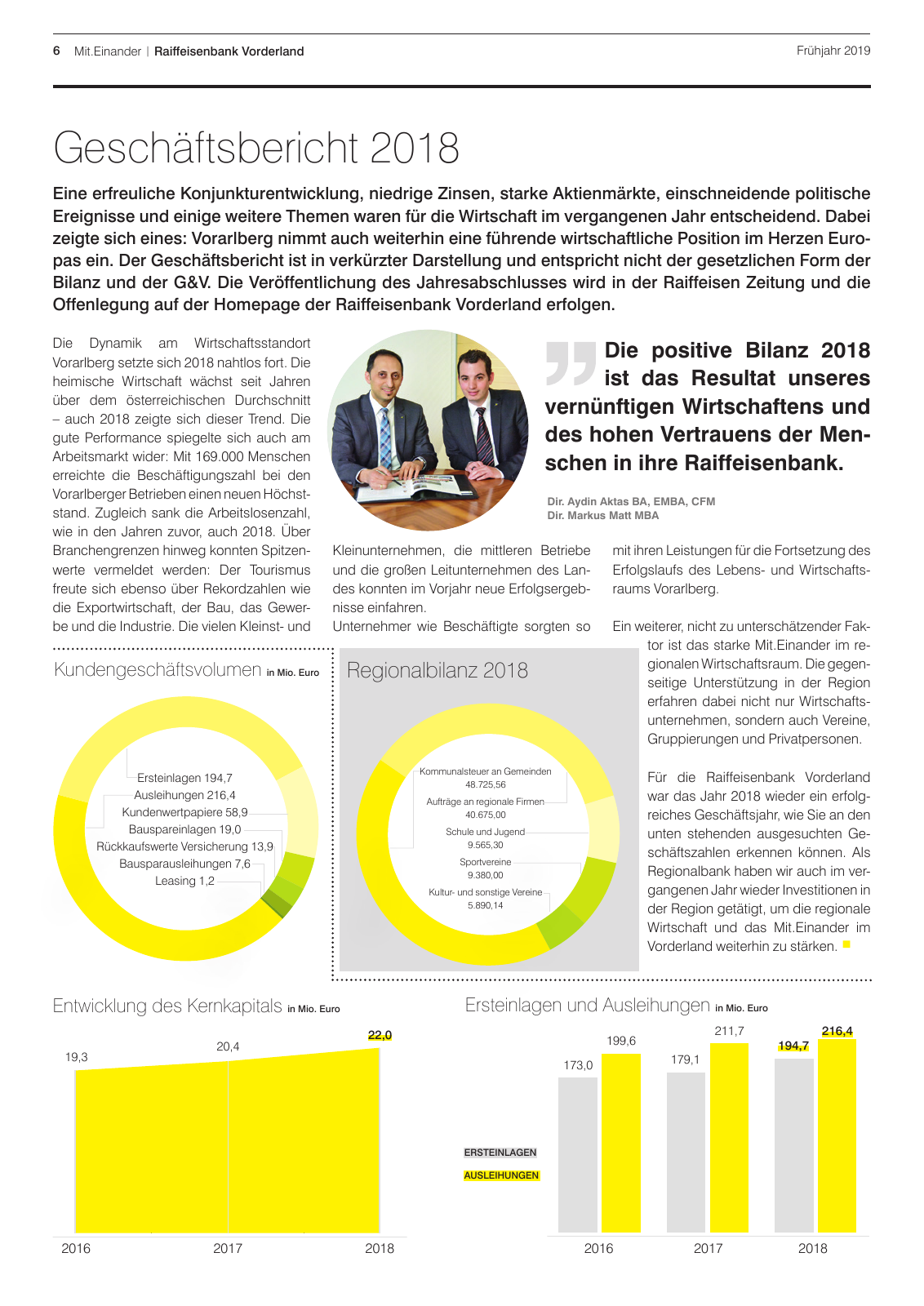 Vorschau Mitgliederzeitung RB Vorderland Frühjahr 2019 Seite 6
