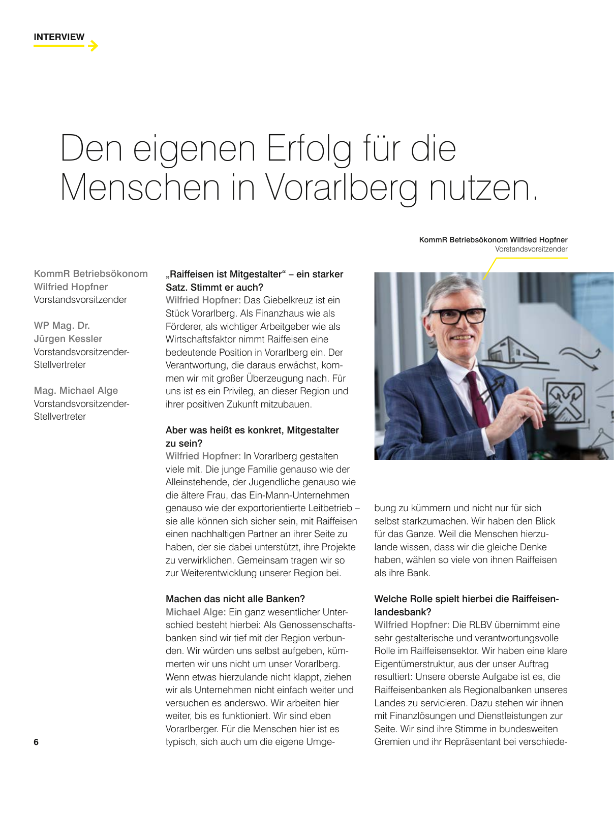 Vorschau Geschäftsbericht Raiffeisenlandesbank Vorarlberg 2018 Seite 6