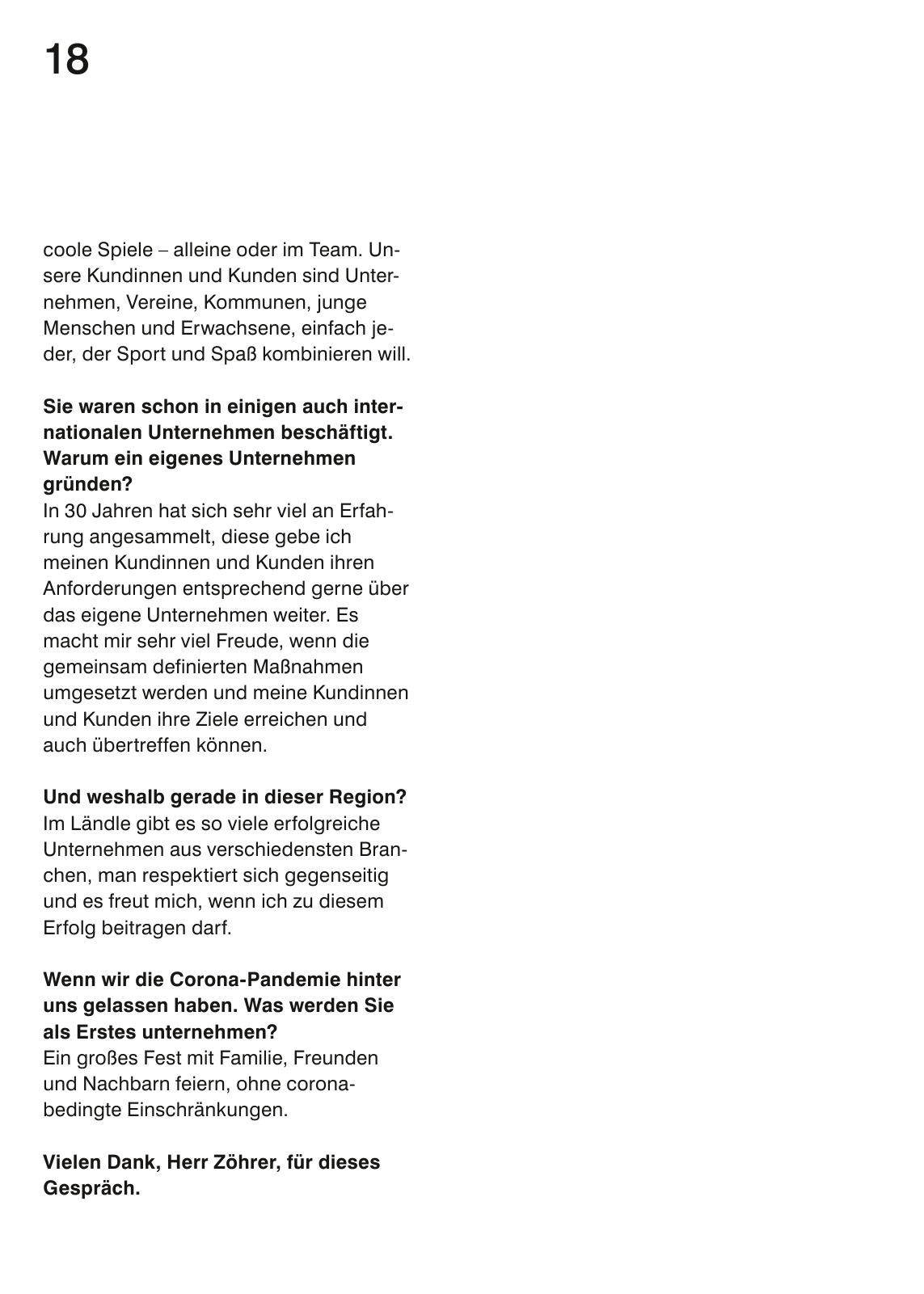 Vorschau Geschäftsbericht RB Rheintal Seite 18