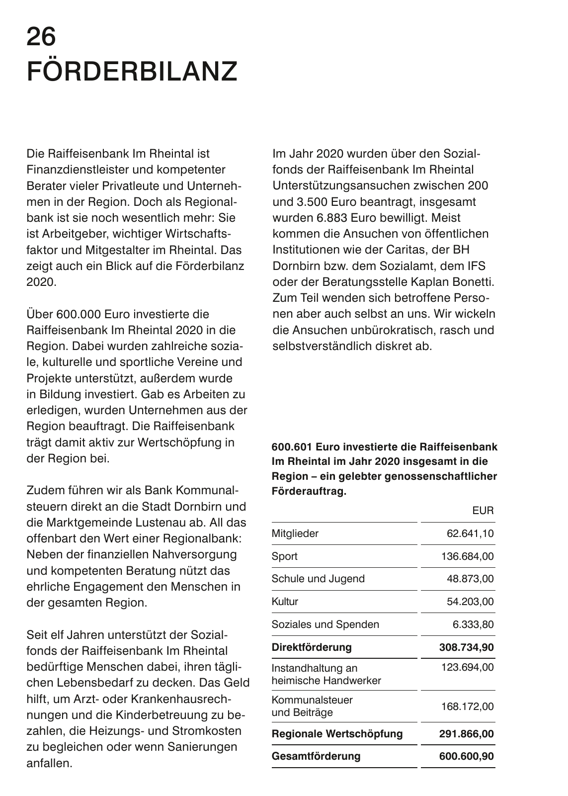 Vorschau Geschäftsbericht RB Rheintal Seite 26