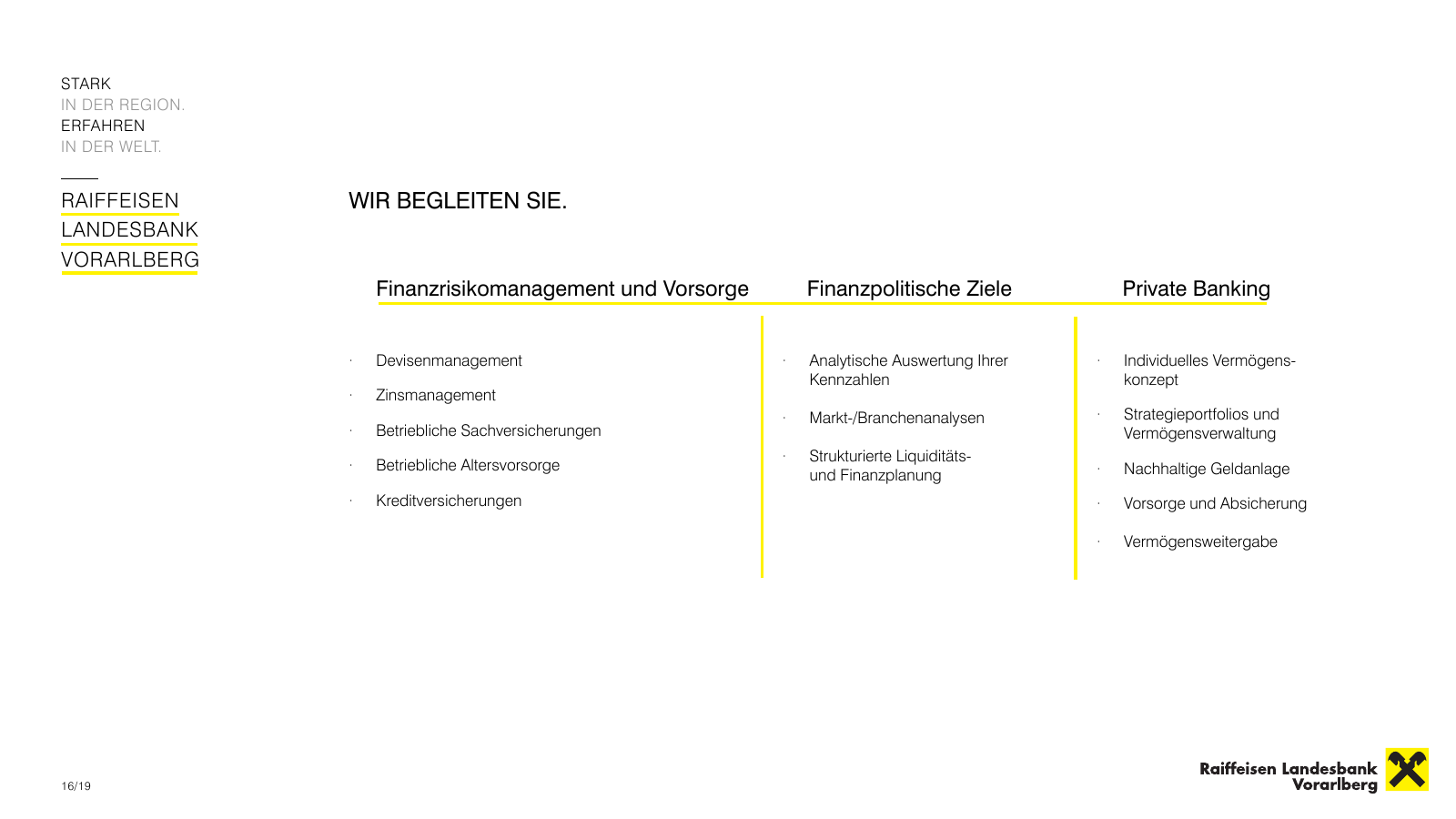 Vorschau RLBV Firmenkunden - Unternehmenspräsentation Seite 16
