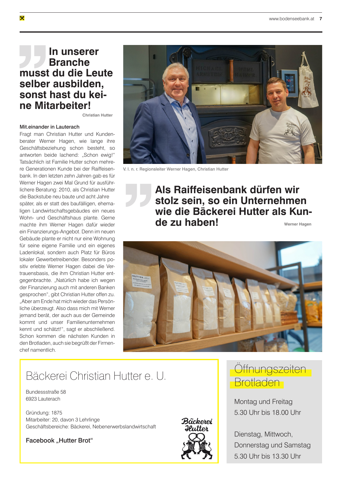 Vorschau Mitgliederzeitung RB Bodensee-Leiblachtal Frühjahr 2020 Seite 7