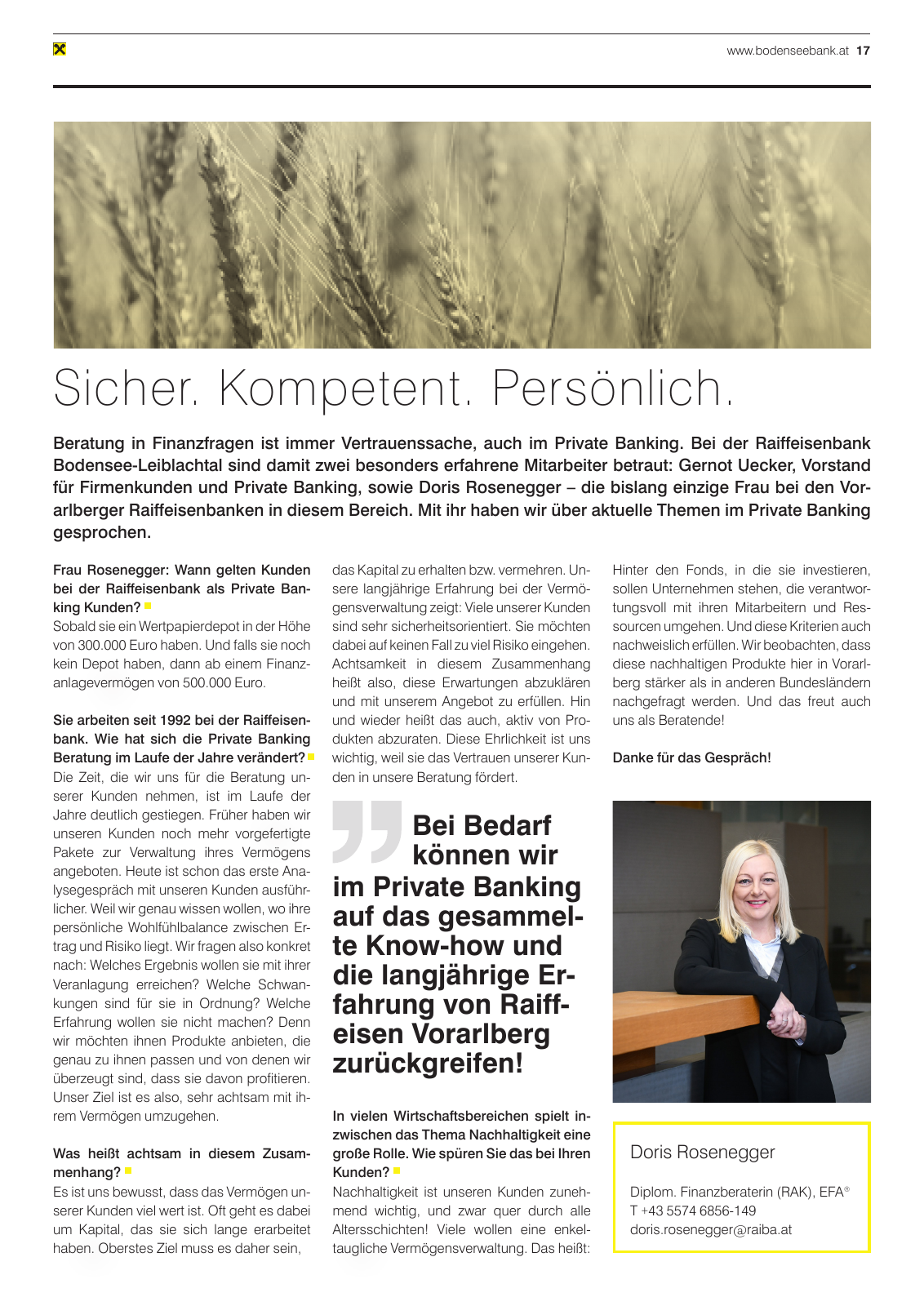 Vorschau Mitgliederzeitung RB Bodensee-Leiblachtal Frühjahr 2020 Seite 17