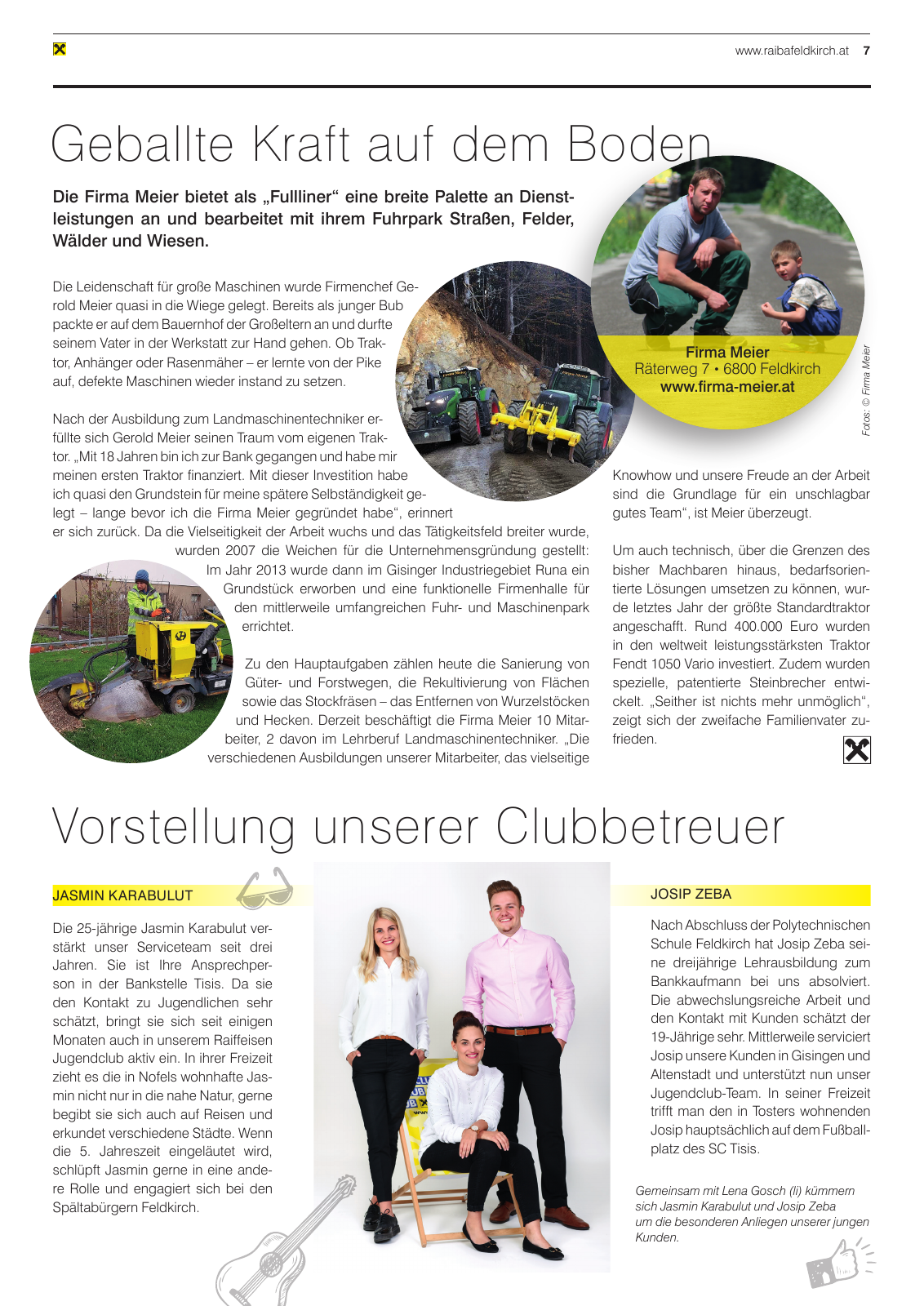 Vorschau Mitgliederzeitung RB Feldkirch Frühjahr 2020 Seite 7
