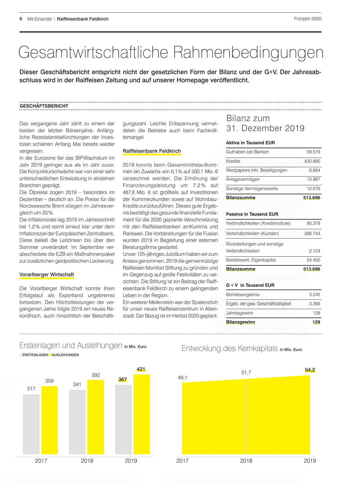 Vorschau Mitgliederzeitung RB Feldkirch Frühjahr 2020 Seite 6