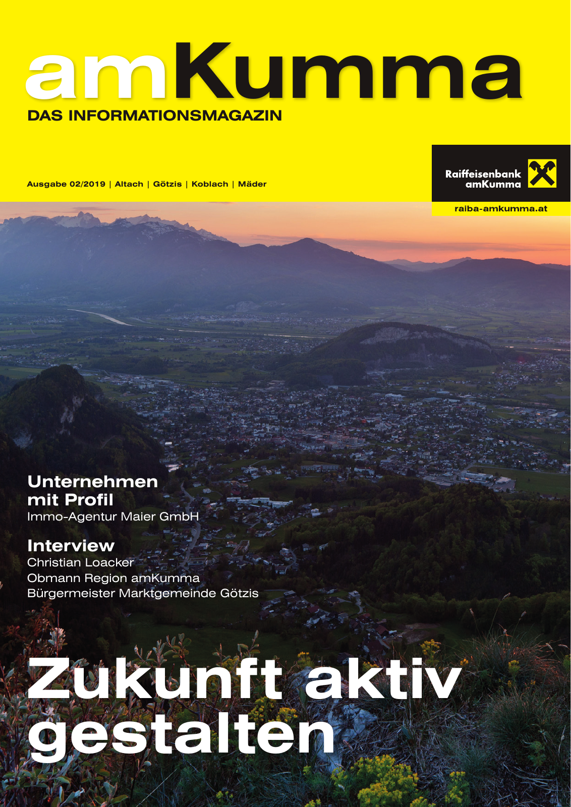 Vorschau Mitgliederzeitung amKumma Herbst 2019 Seite 1