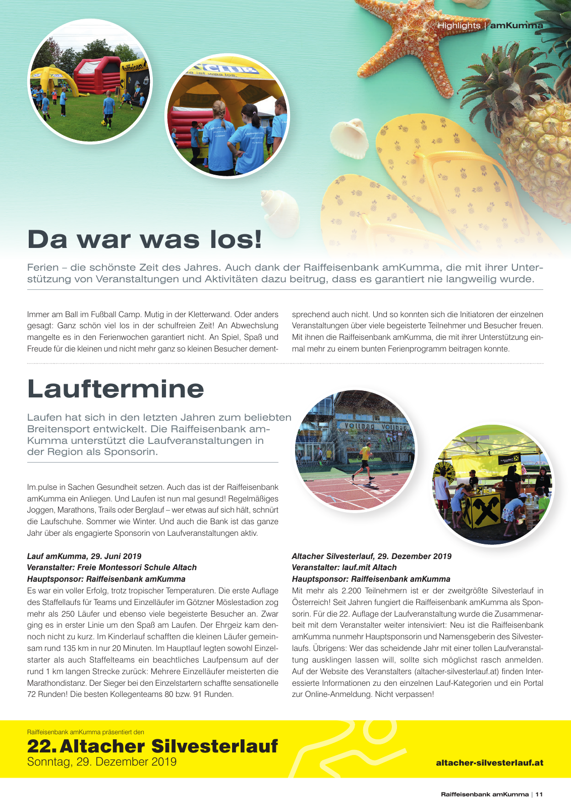 Vorschau Mitgliederzeitung amKumma Herbst 2019 Seite 11