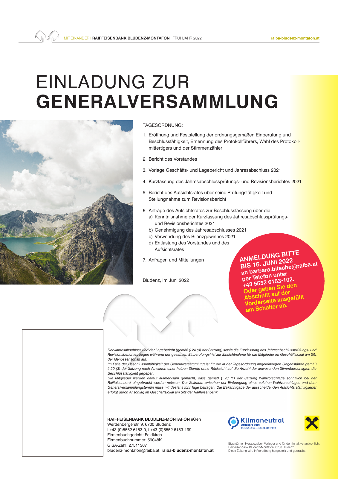Vorschau MiZ Frühjahr 2022 Bludenz-Montafon Seite 8
