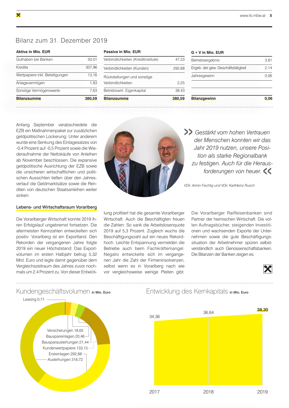 Vorschau Mitgliederzeitung RB Mittelbregenzerwald Frühjahr 2020 Seite 5