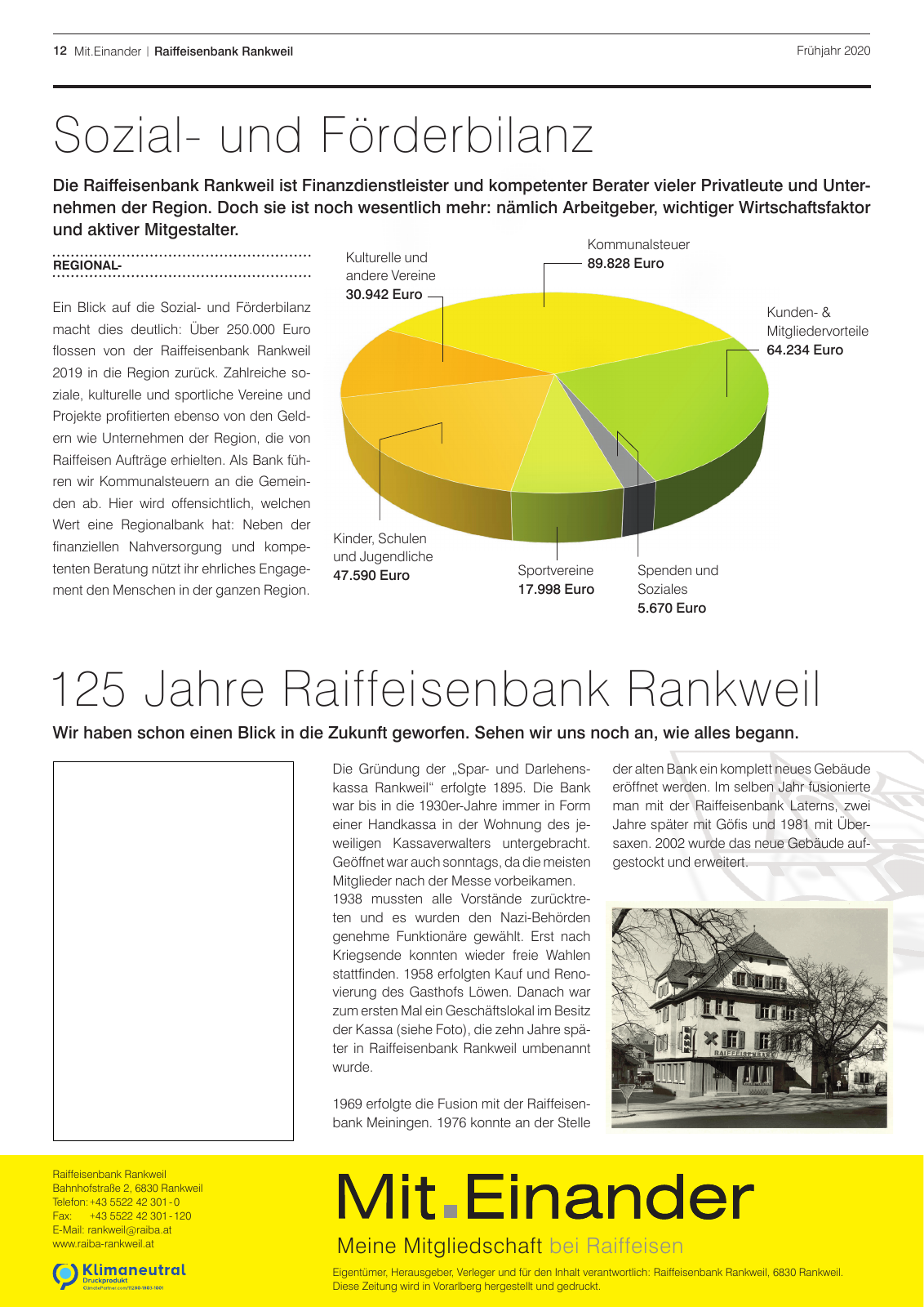 Vorschau Mitgliederzeitung RB Rankweil Frühjahr 2020 Seite 12