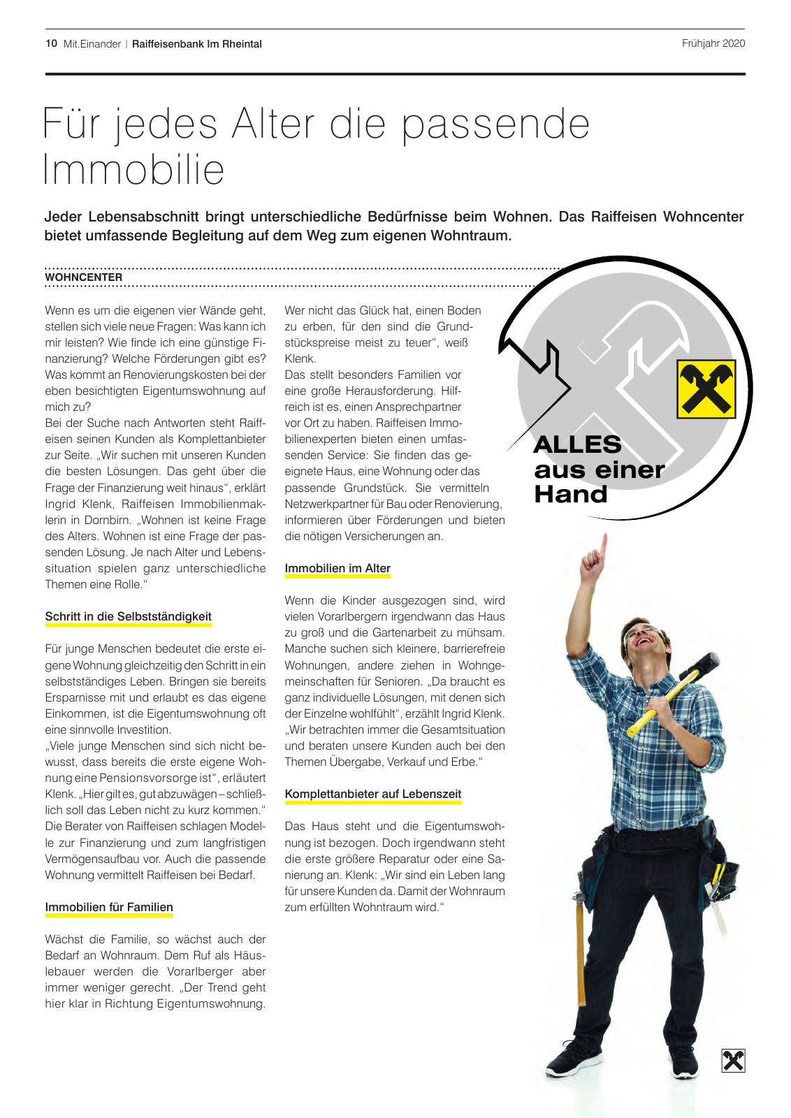 Vorschau Mitgliederzeitung Rheintal 2020 Frühjahr Seite 10