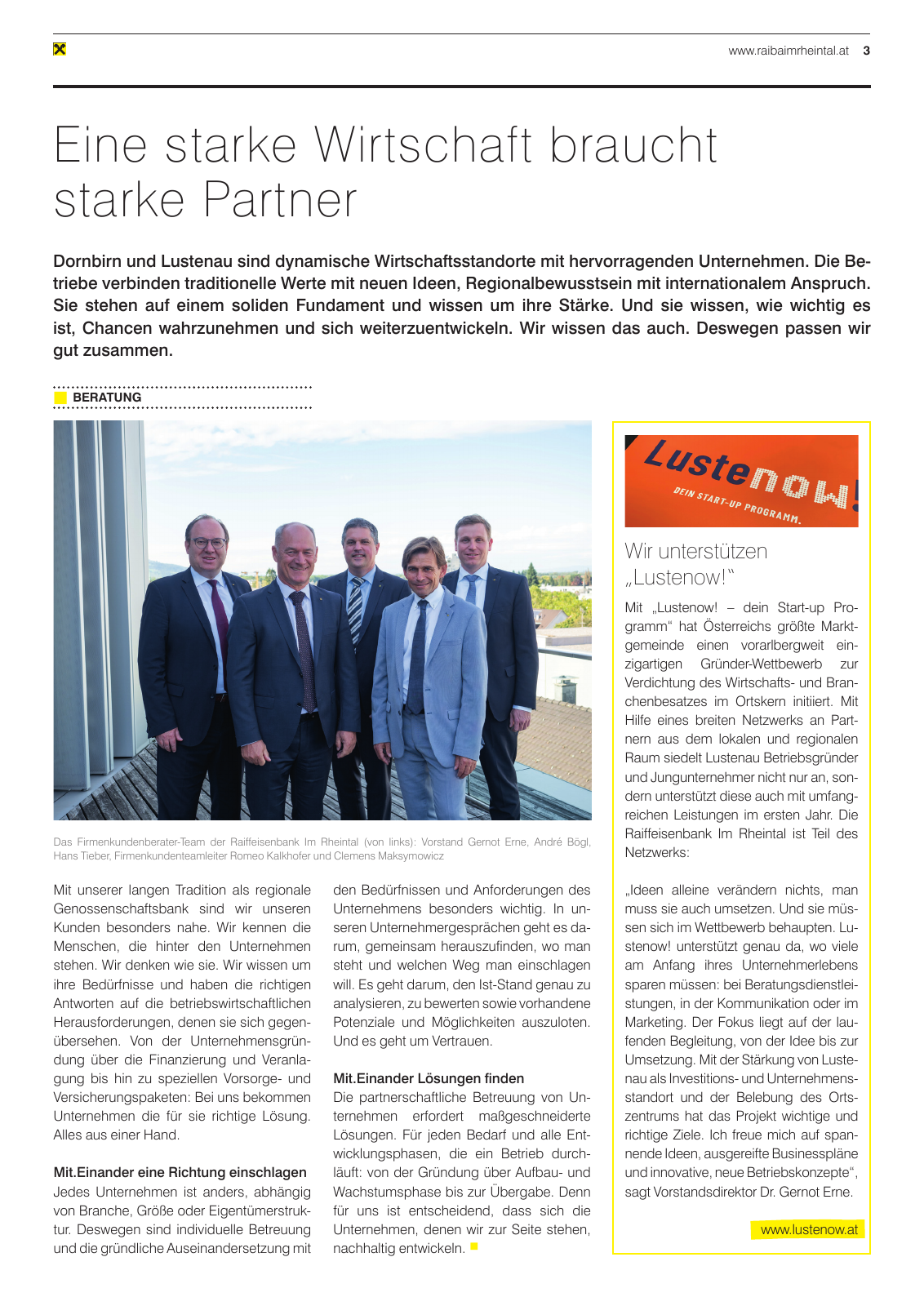 Vorschau Mitgliederzeitung RB im Rheintal Herbst 2019 Seite 3