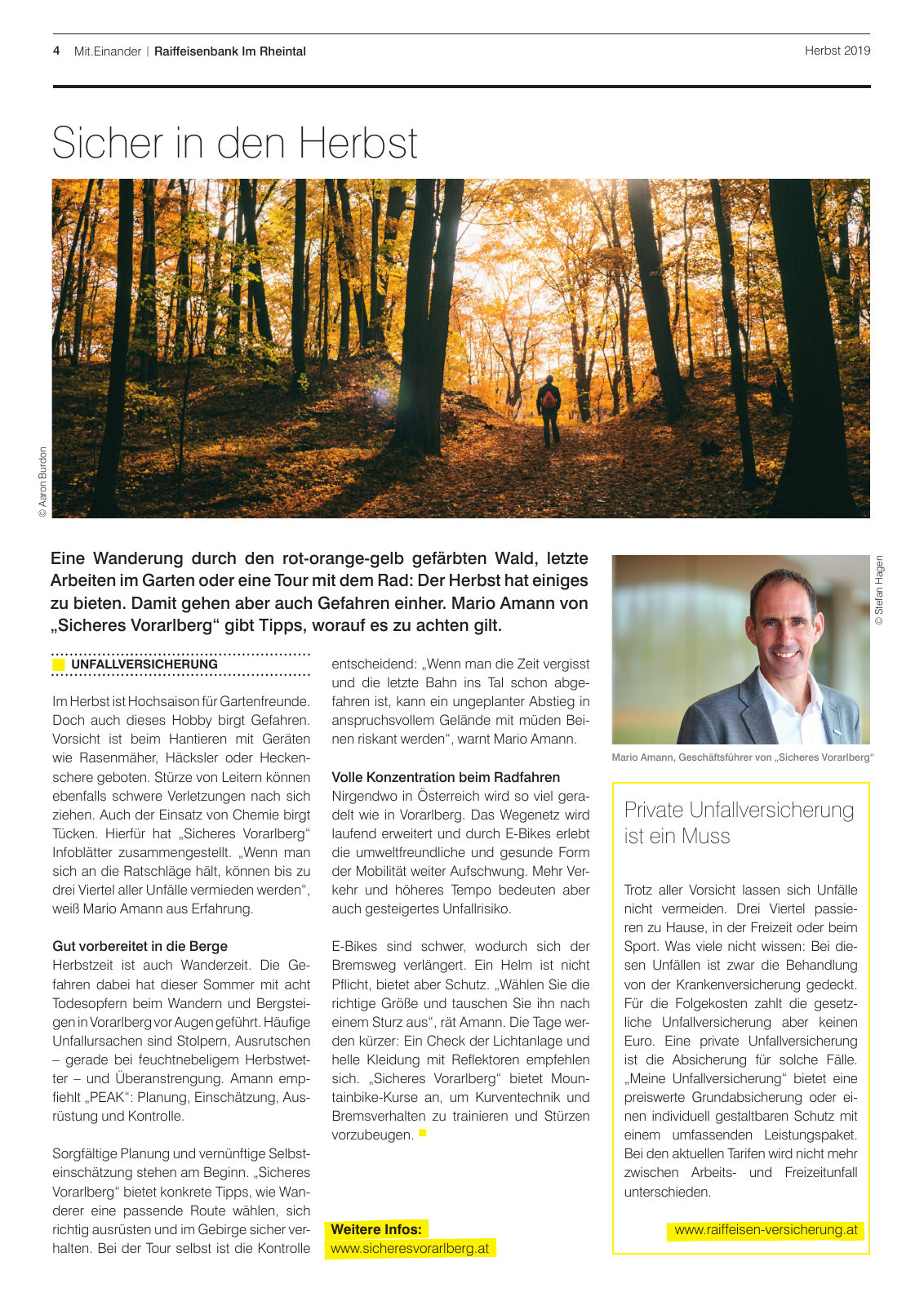 Vorschau Mitgliederzeitung RB im Rheintal Herbst 2019 Seite 4