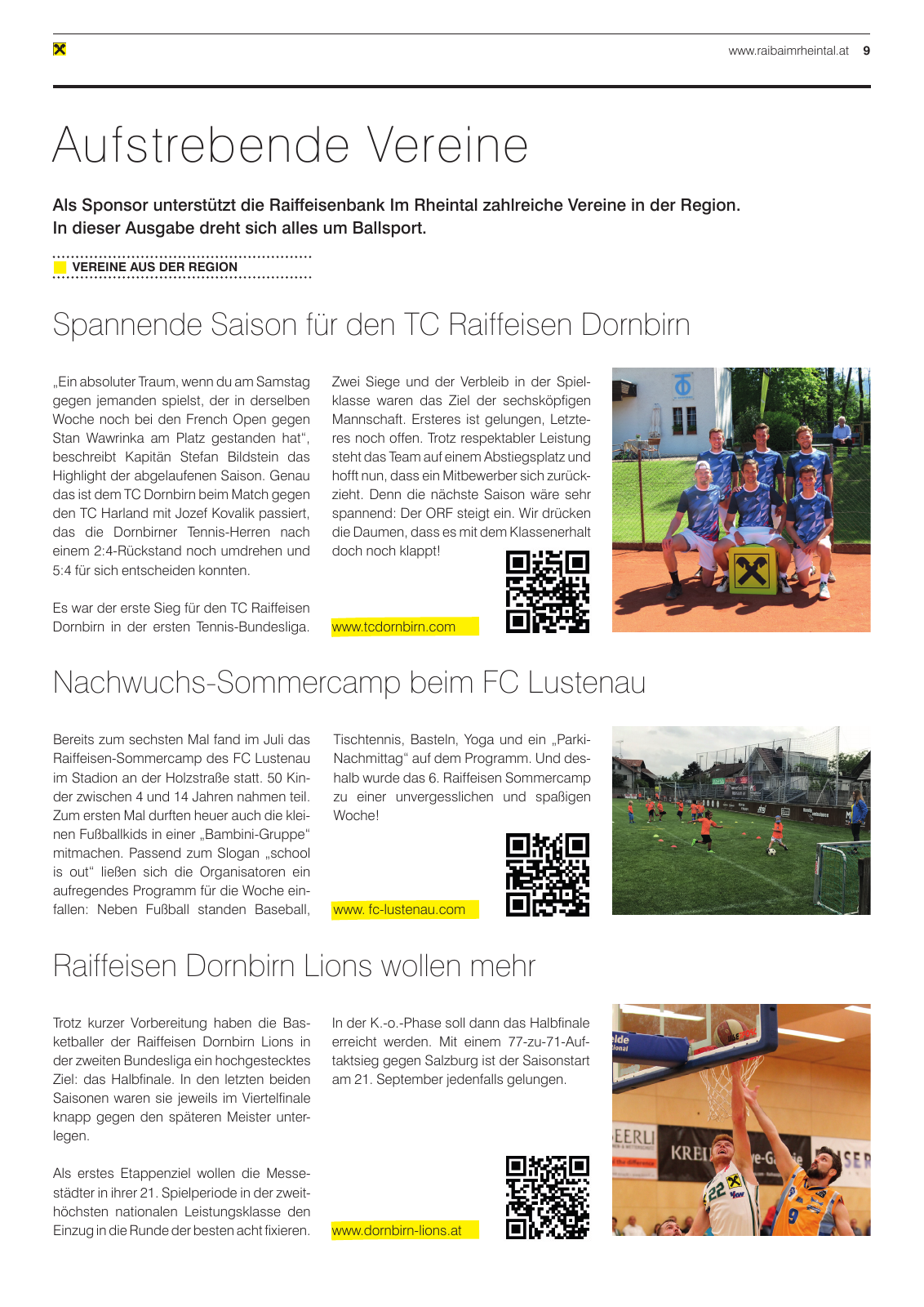 Vorschau Mitgliederzeitung RB im Rheintal Herbst 2019 Seite 9