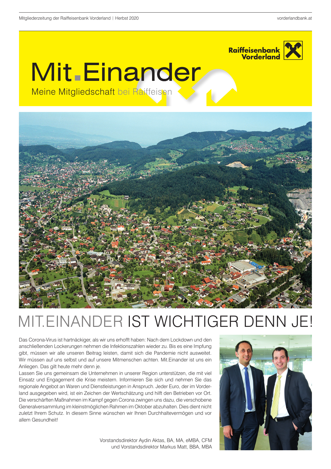 Vorschau RB Vorderland MiZ Herbst 2020 Seite 1