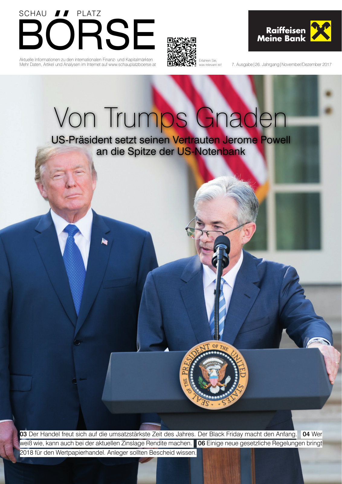 Vorschau Schauplatz Börse Magazin Nov17 Seite 1