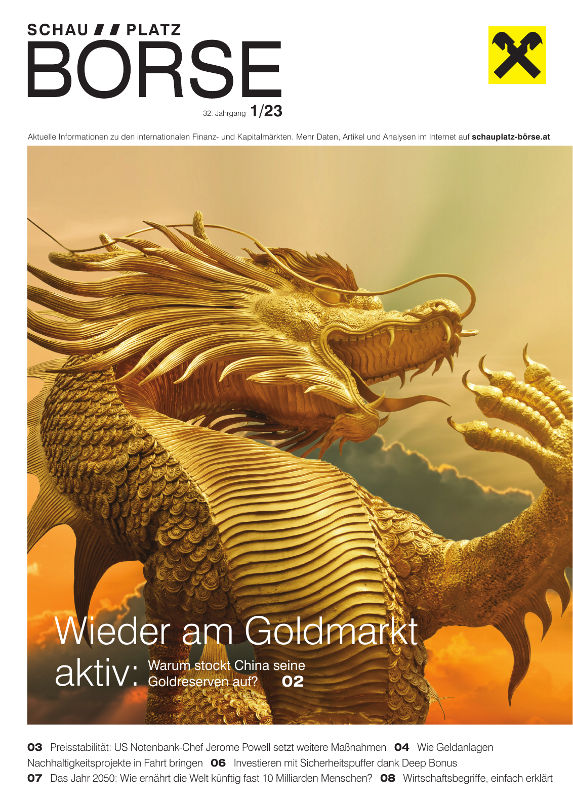 Vorschau Schauplatz Börse Magazin Jänner 2023 Seite 1